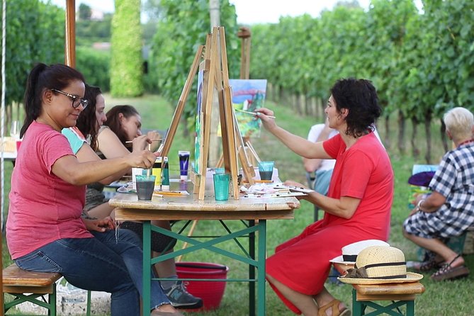Art Experience with Food and Wine Tasting in Lazise - A Vineyard Setting That Actually Gets You in the Mood for Art