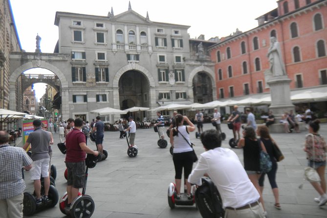 CSTRents - Verona Segway PT Authorized Tour - Piazza Erbe, Porta Bombarderia, and St Anastasia for a full Verona arc