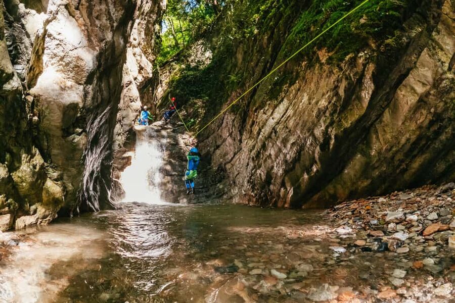 From Tignale, Lake Garda: Beginner-Friendly Canyoning Tour - Your 3-hour route at Gumpenfever: timing that actually makes sense