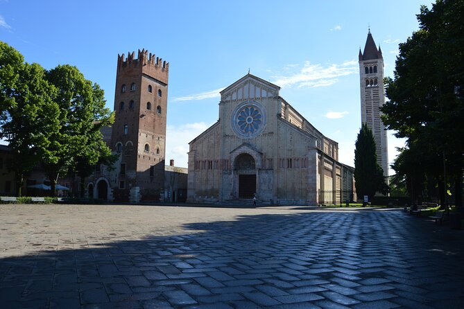 Hidden and fascinating Verona - 2 hour private walking tour - Pink marble stairs, Roman entrance, and the wool market