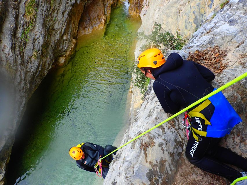 Lake Garda: Canyoneering in Torrente Vione - The 45-metre abseil: the moment you’ll feel in your stomach