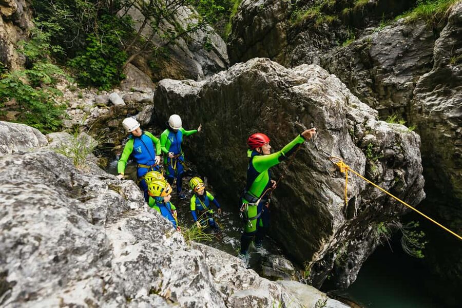 Lake Garda: Family Friendly Canyoning Tour - Gear setup and photo memories that make it worth it
