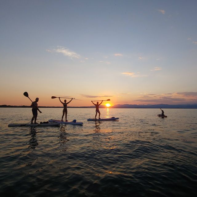 Lake Garda: Stand Up Paddleboard Experience with Dry Bag - The 90-Minute Sunset SUP at Lake Garda: how it flows