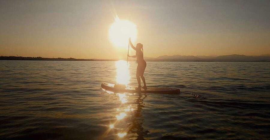 Lake Garda: Stand Up Paddleboard Experience with Dry Bag - Gear and safety you actually get to use: vest, leash, and dry bag