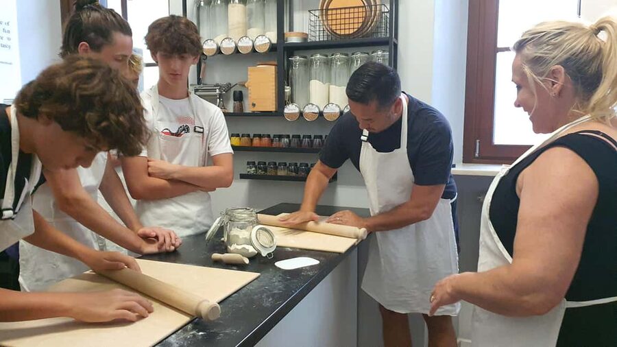 Verona: Authentic Pasta Making Class with a Local Family - The three-course family meal: eating with the people who taught you