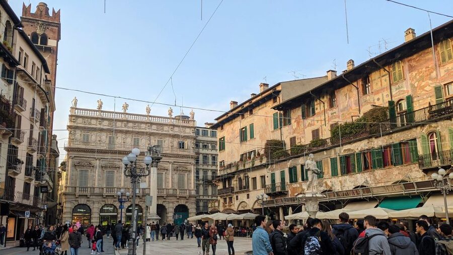 Verona Full-Day Tour from Lake Garda - Piazza delle Erbe and Piazza dei Signori: where Verona shows its layers