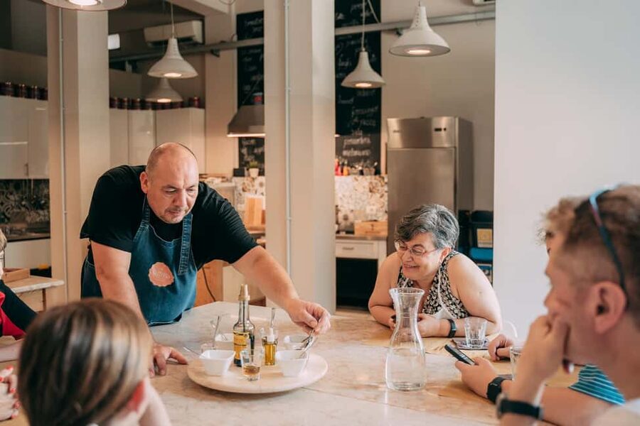 Verona: Gelato Making Class - Fruit sorbet: cutting fresh produce and learning flavor logic