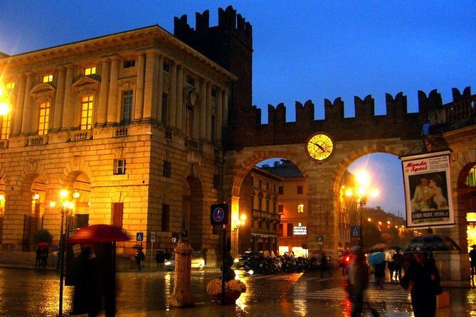 Verona Moonlight Walking Tour - Stop 4: Ponte della Vittoria—Adige night views with hills in the frame