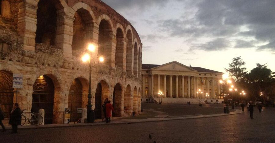 Verona: Private 2-Hour Walking Tour - The Roman amphitheater on Piazza Brà: the big wow moment