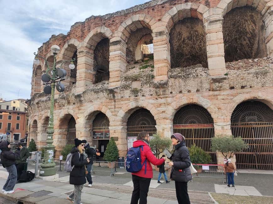 Verona: Small Group Guided Walking Tour with Arena Tickets - Juliet’s Balcony and Romeo’s House: Outside Views With Real Story Payoff