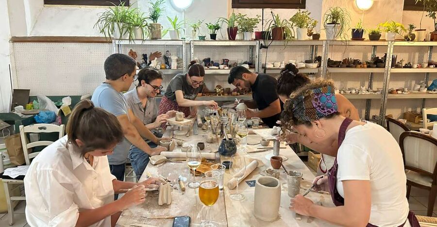 Wine and Pottery Workshop at Smart Lab Verona - What You’ll Make: A Real Piece, Not a Craft Project